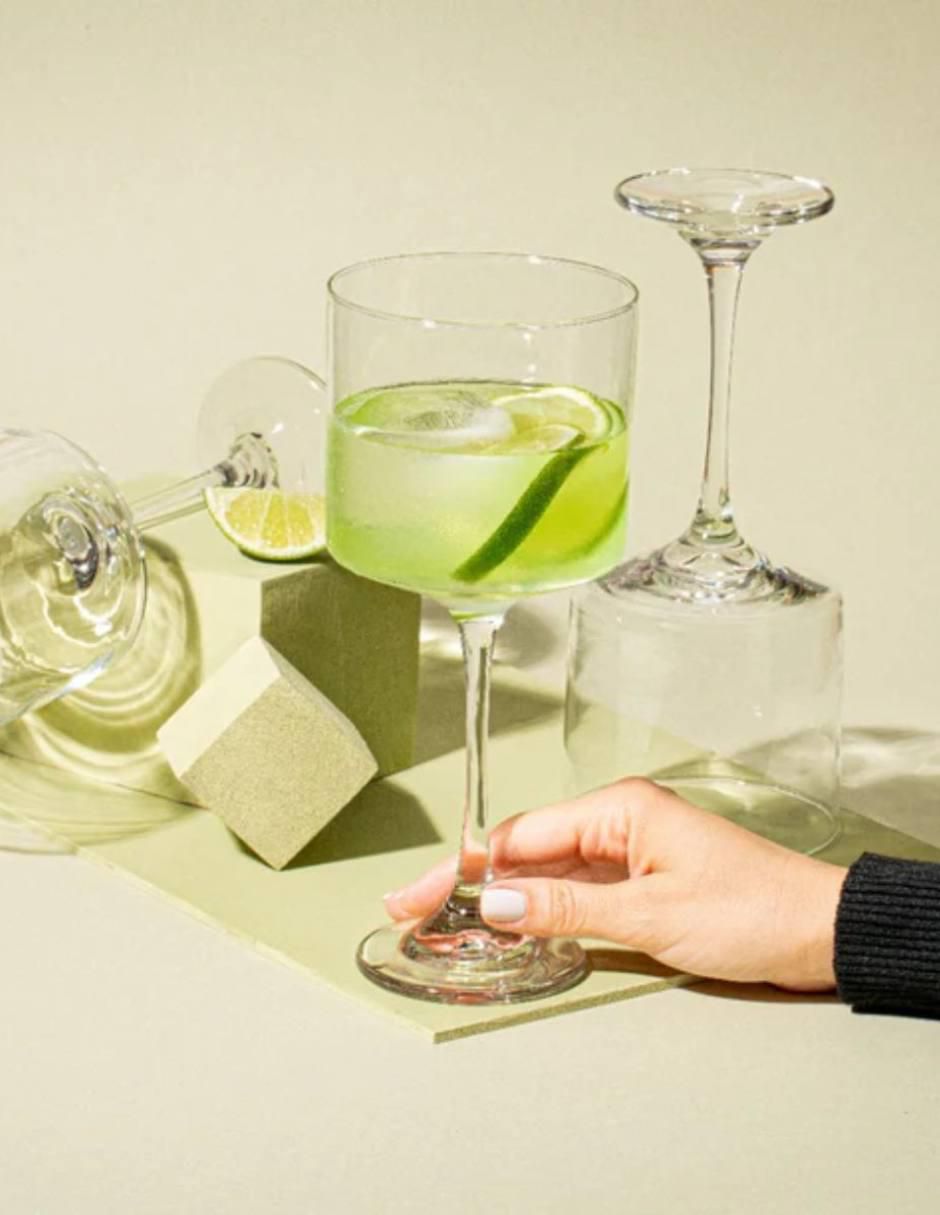 Set de copas para gin Rio de vidrio 2 piezas 2
