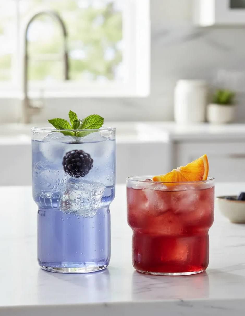 Set de vasos Dof y Highball Amalfi de vidrio con 8 piezas 2