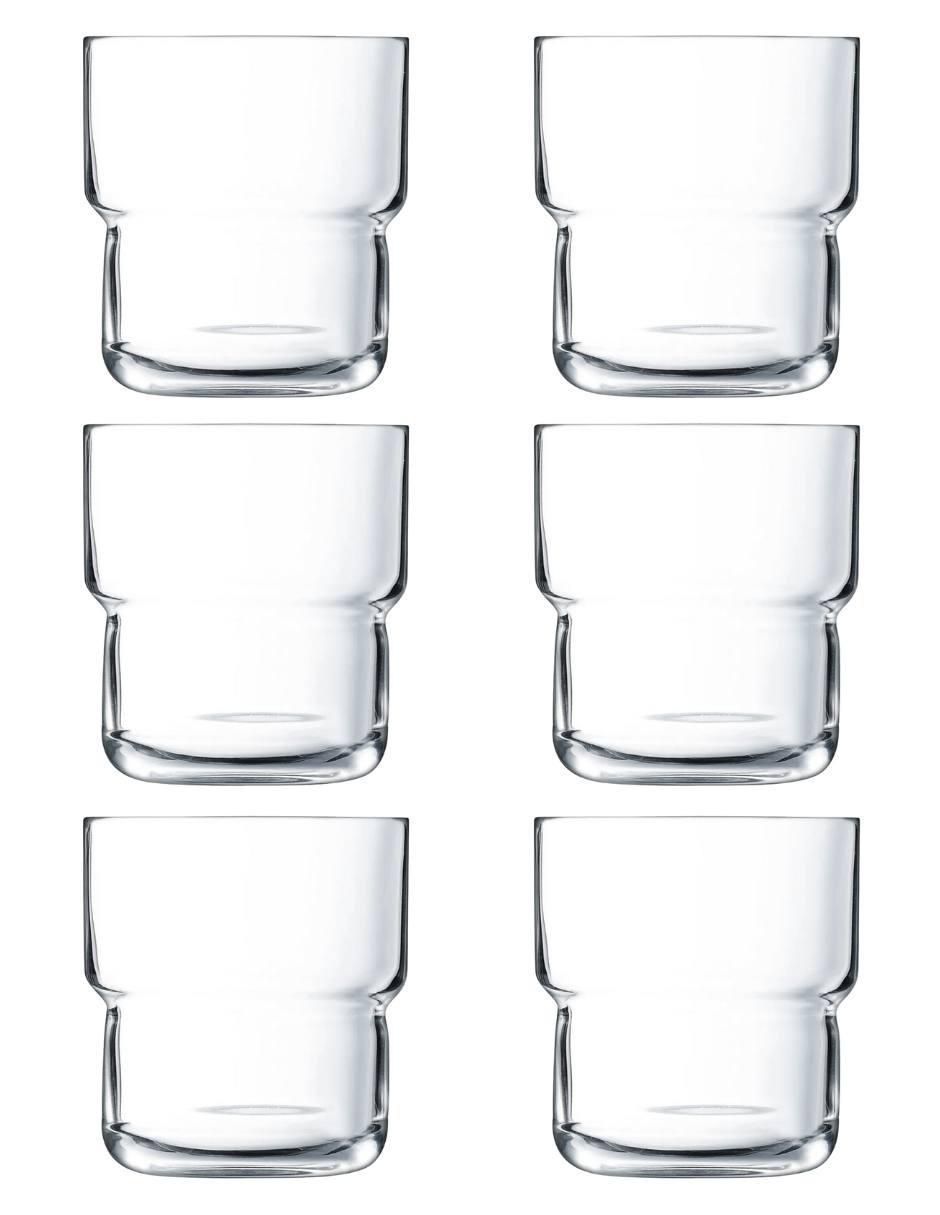 Set de vasos old fashion Amalfi de vidrio con 6 piezas