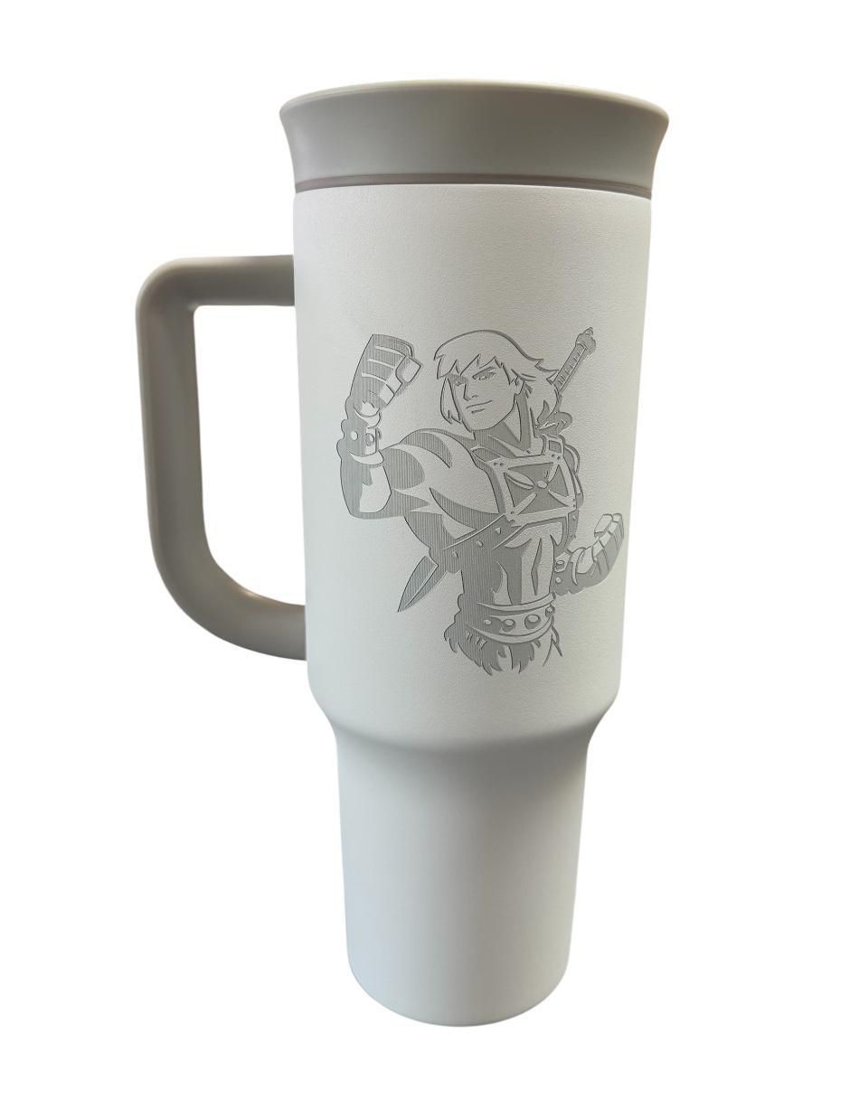 Termo de acero inoxidable He-Man con tapa rosca 1.2 L