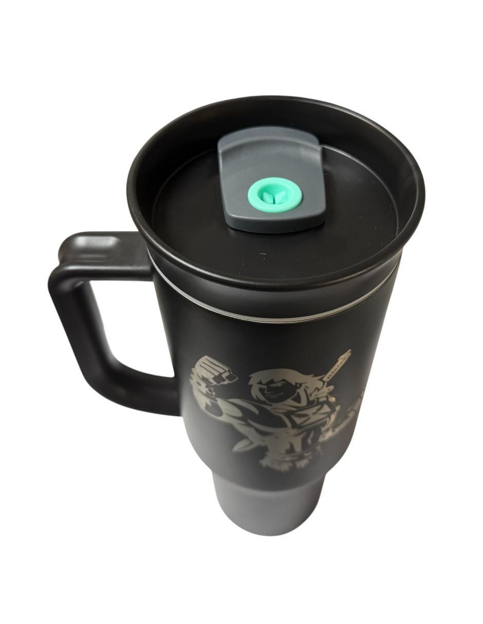 Termo de acero inoxidable He Man con tapa rosca 1.2 L 4
