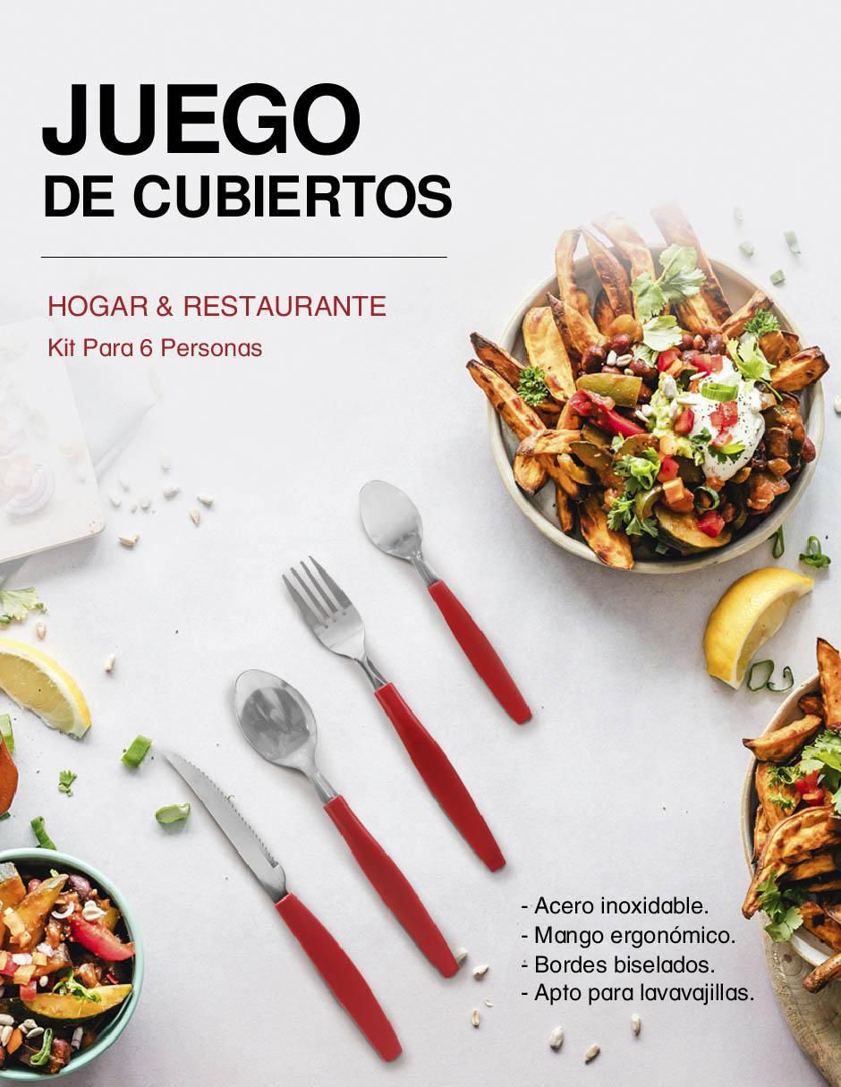 Set cubiertos 25 piezas 2