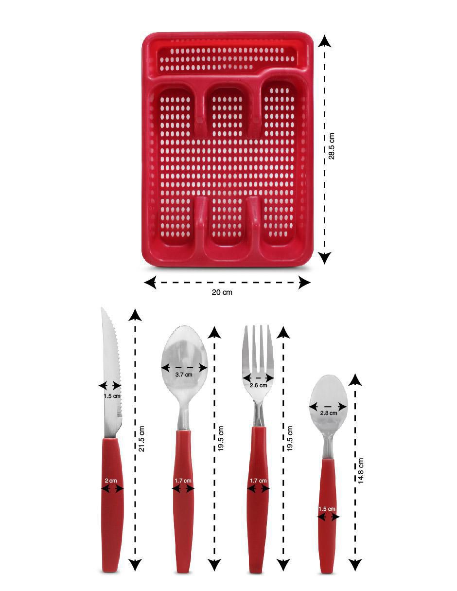Set cubiertos 25 piezas 7