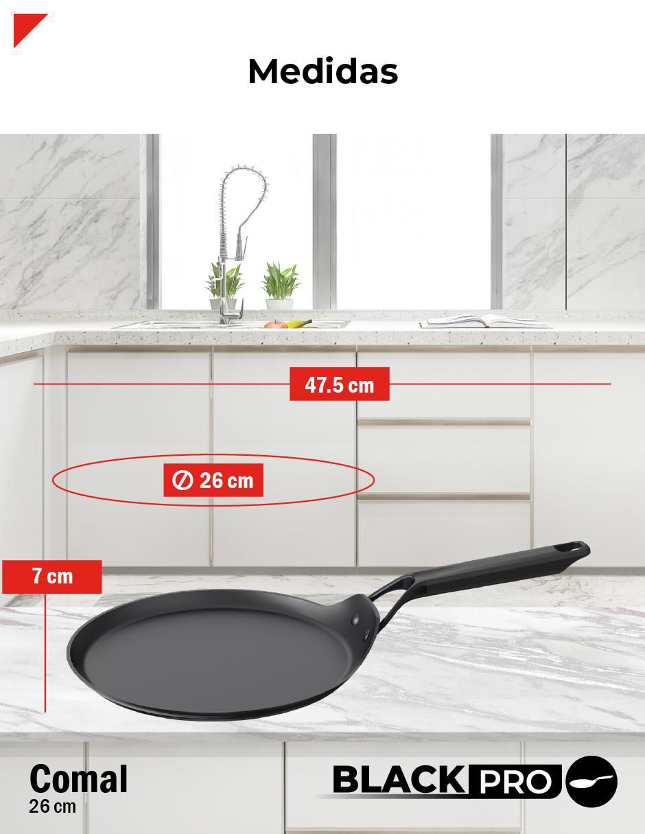 Comal de aluminio forjado 17