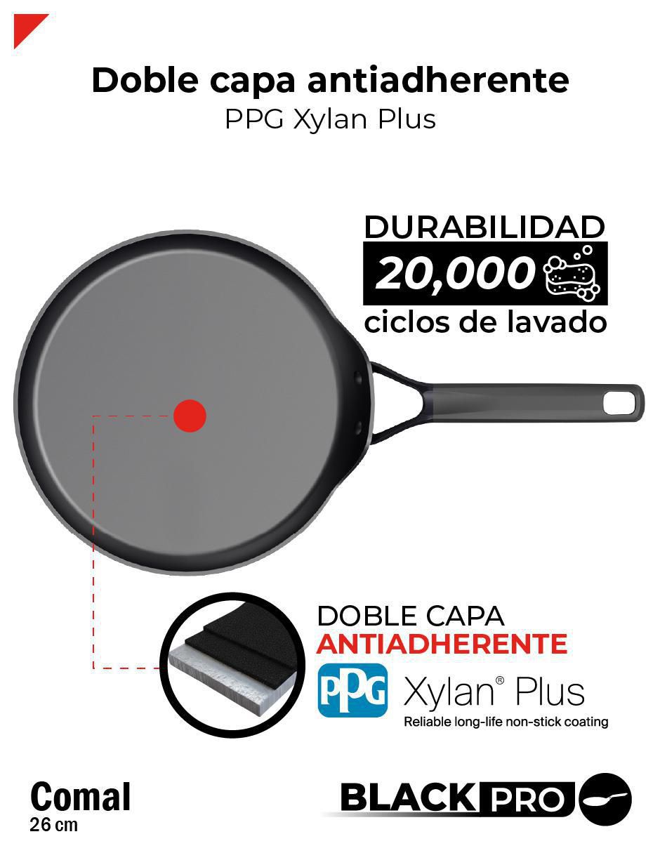 Comal de aluminio forjado 13