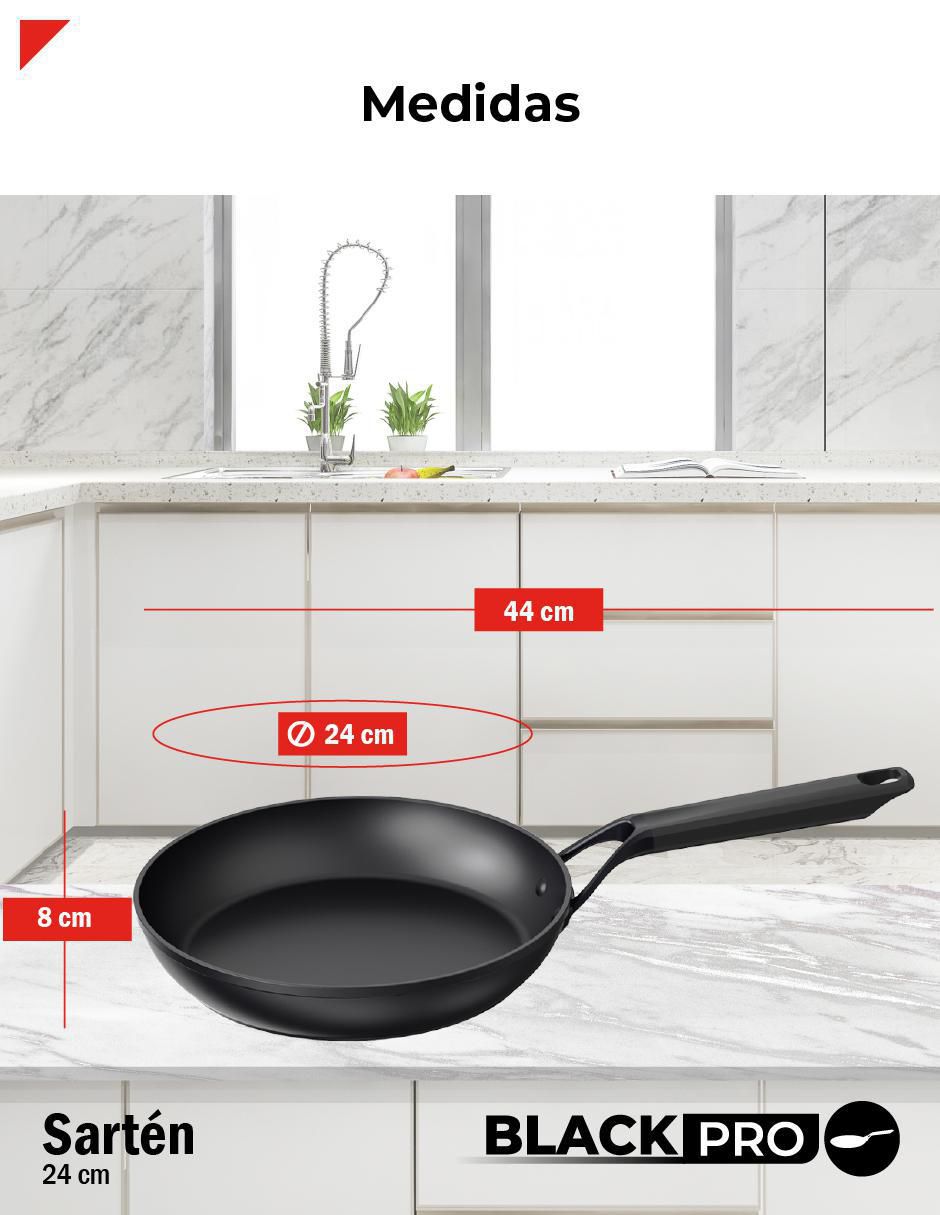 Sartén de aluminio forjado 9
