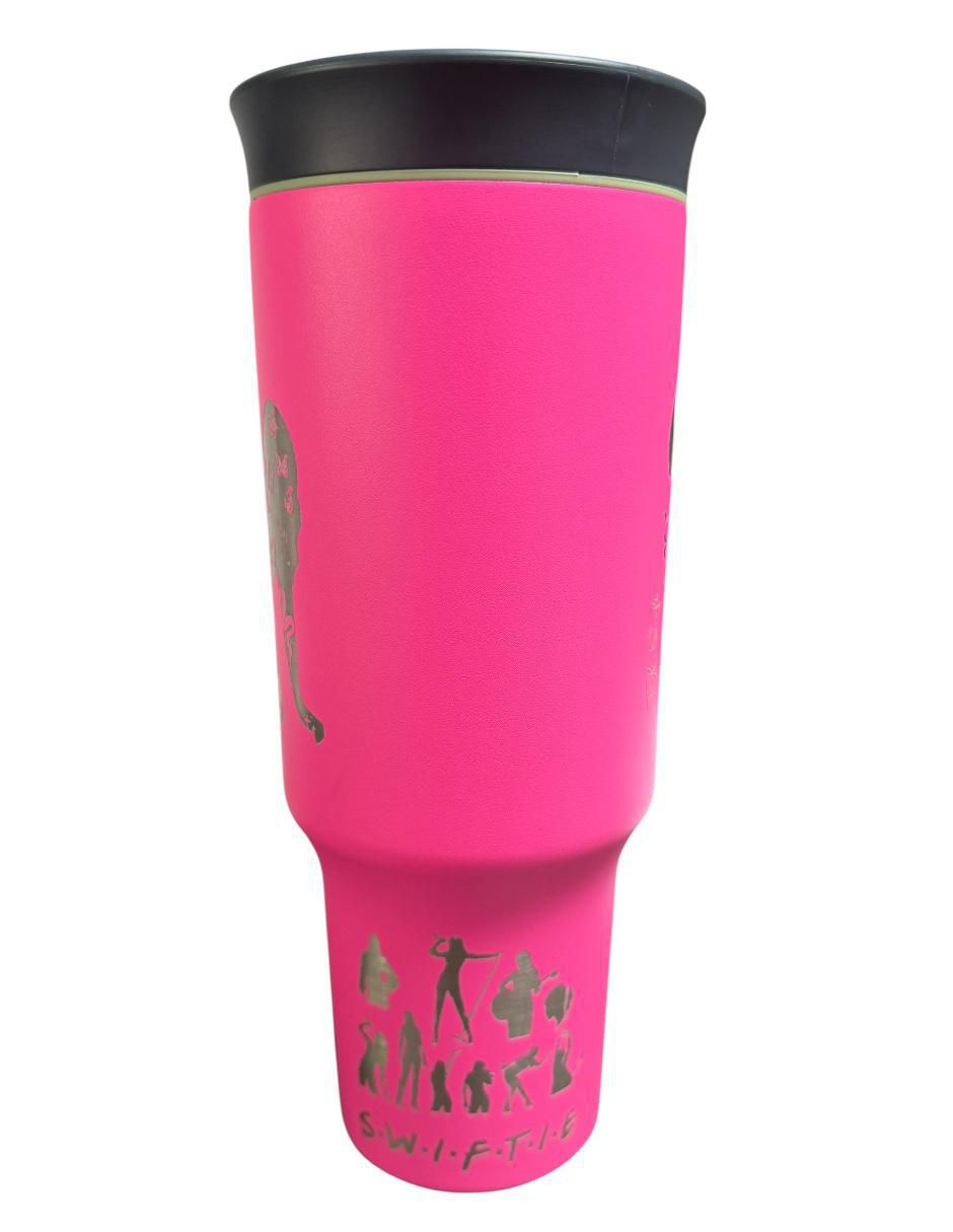 Termo termomania "de" acero inoxidable taylor swift "con tapa" rosca 1.2 l