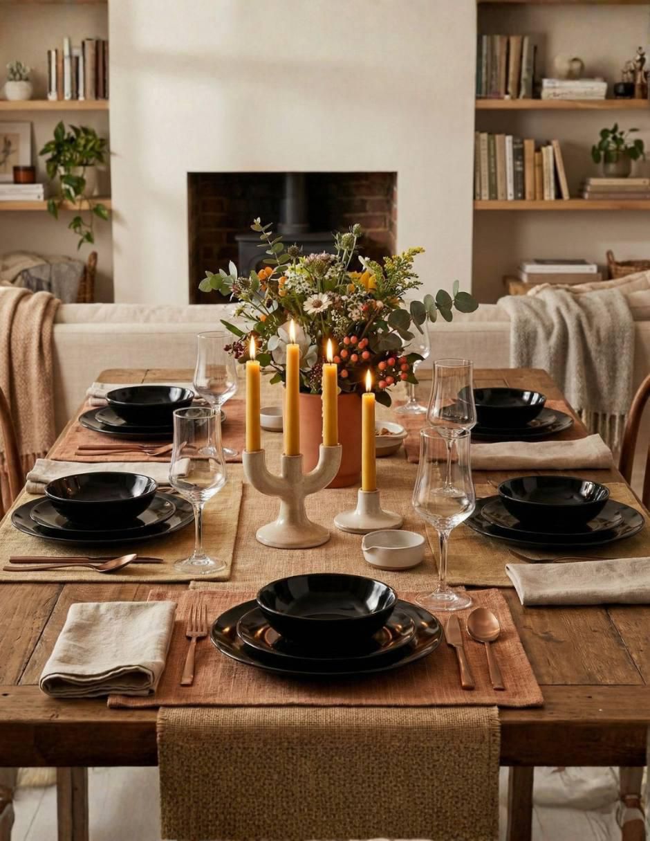 Vajilla cerrada Zelie de stoneware para 4 personas 2