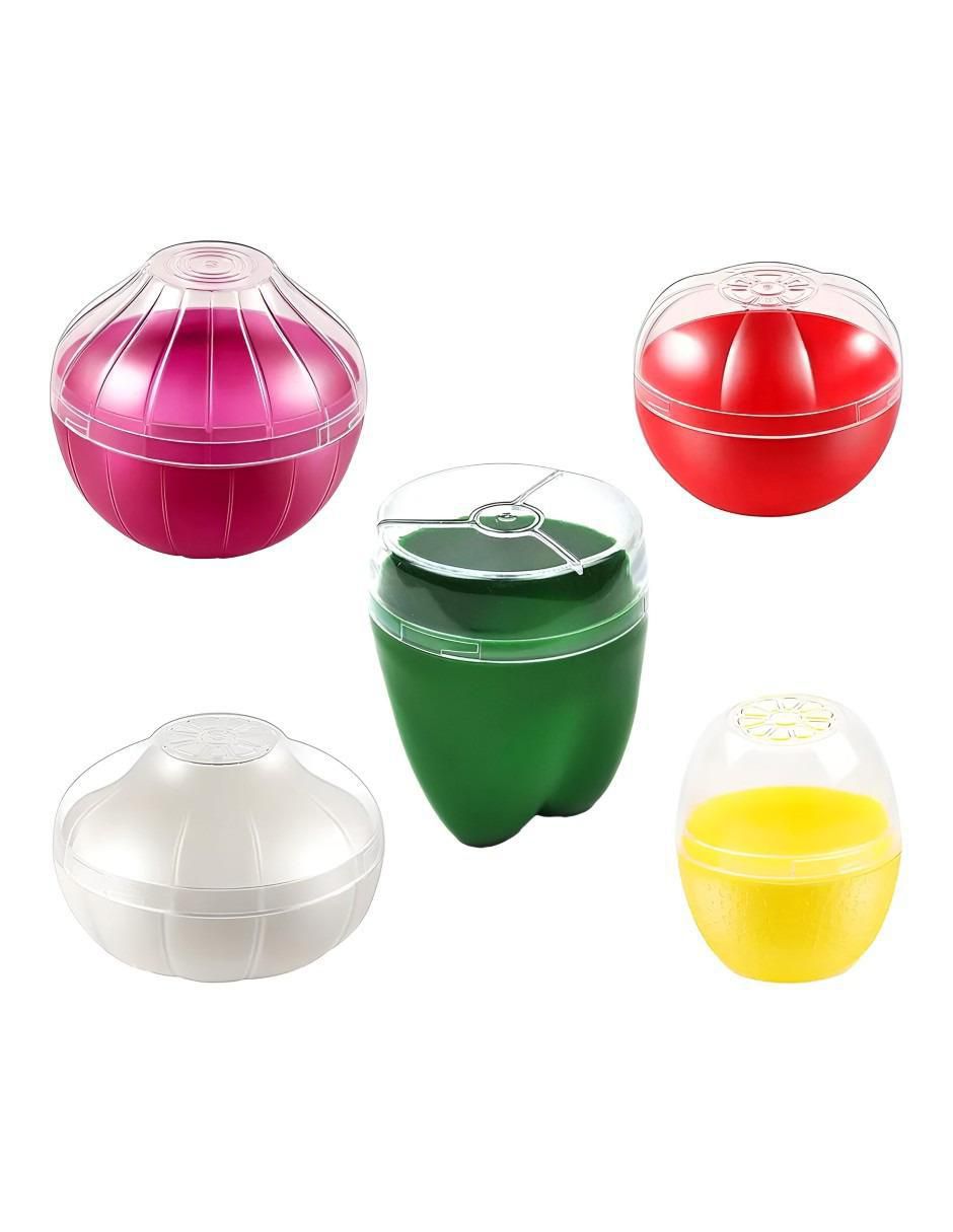 Kit de contenedor para verdura de plástico 5 piezas