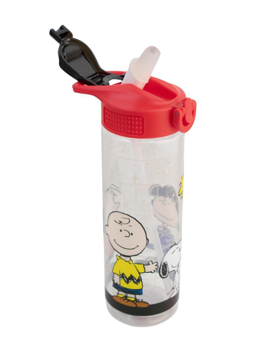 Botella hidratación Peanuts con tapa push pull 700 ml 5