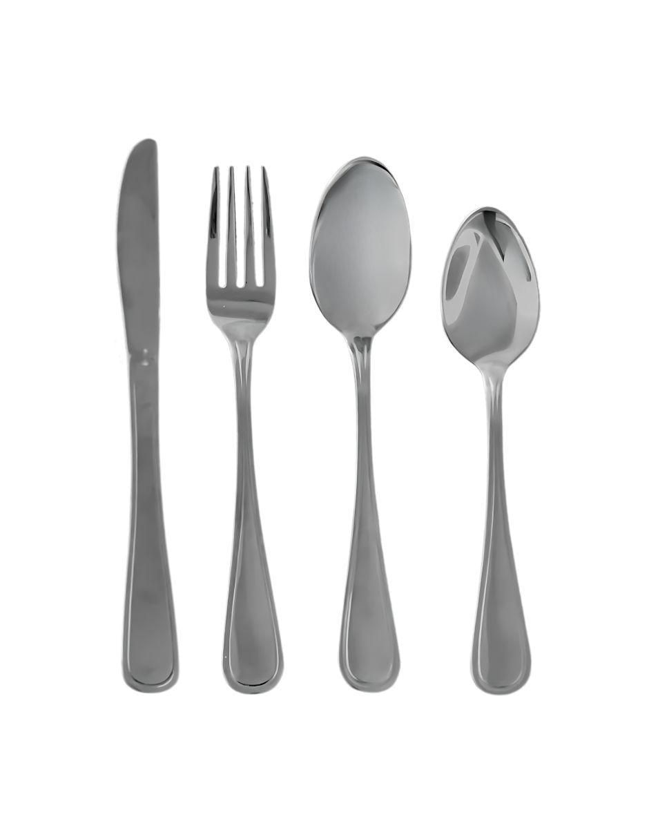 Set cubiertos de acero inoxidable 24 piezas 2