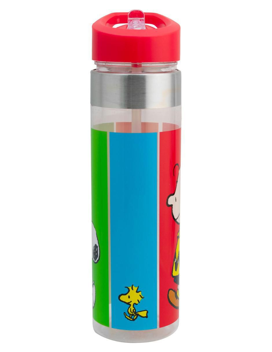 Botella hidratación Peanuts con tapa push pull 650 ml 2