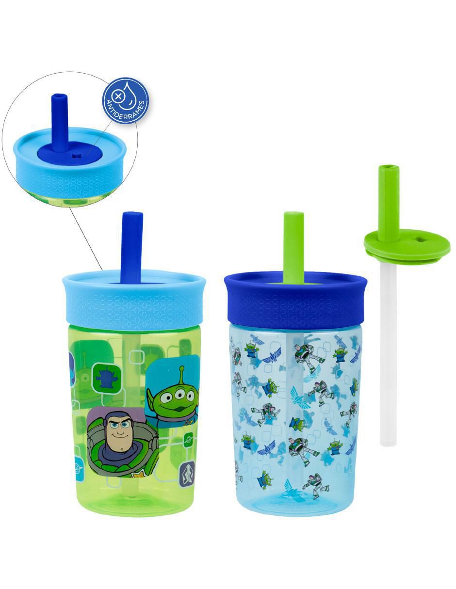 Set botella de agua con tapa rosca 450 ml 2