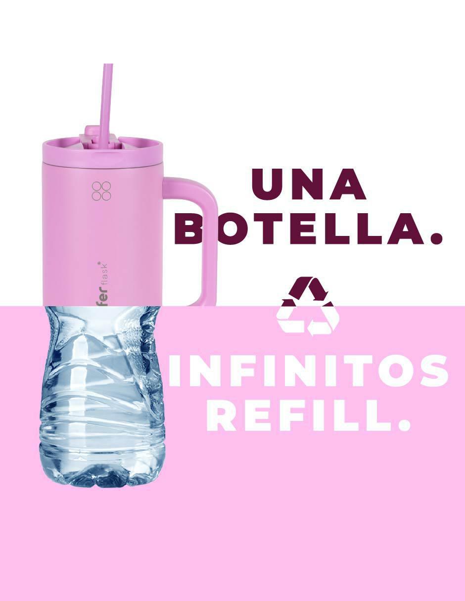 Termo buffer de acero inoxidable con tapa rosca 1200 ml