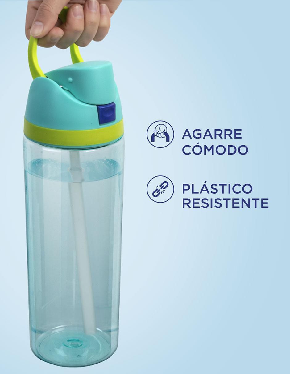 Botella de agua con tapa a prueba de derrame 887 ml 3
