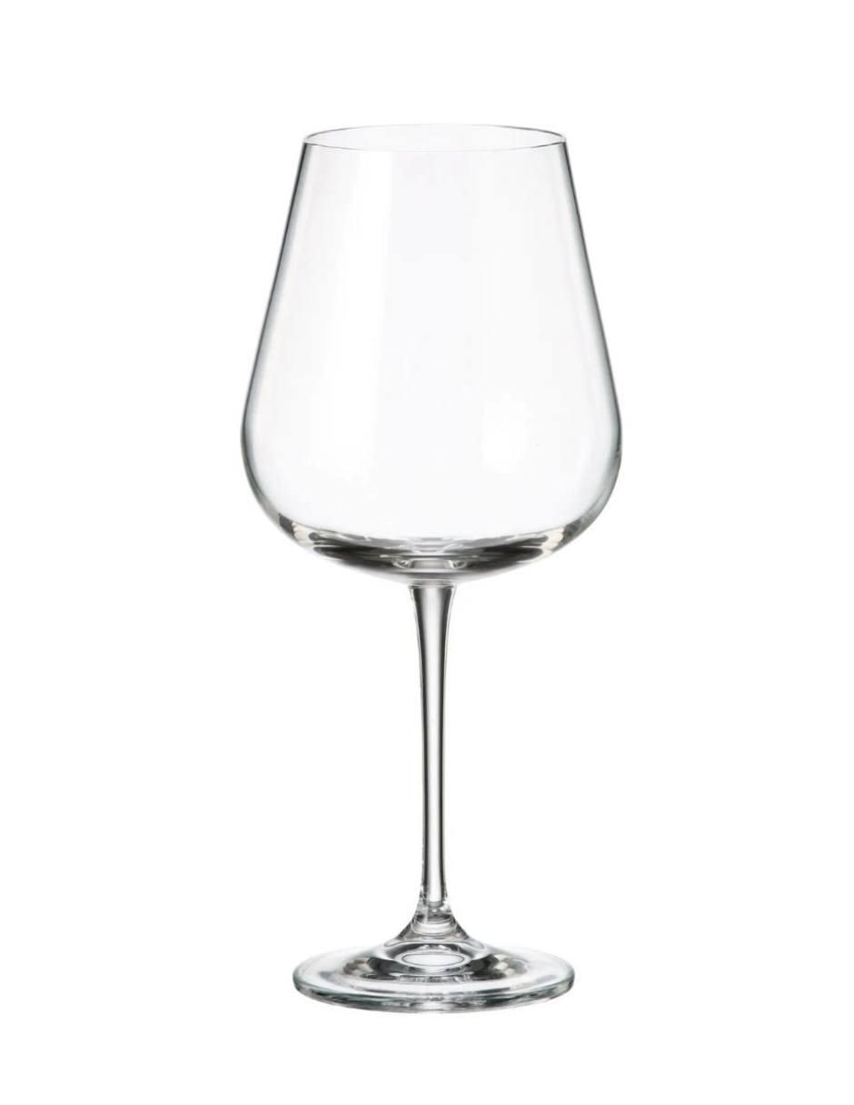 Set de copas para vino de vidrio 6 piezas 4