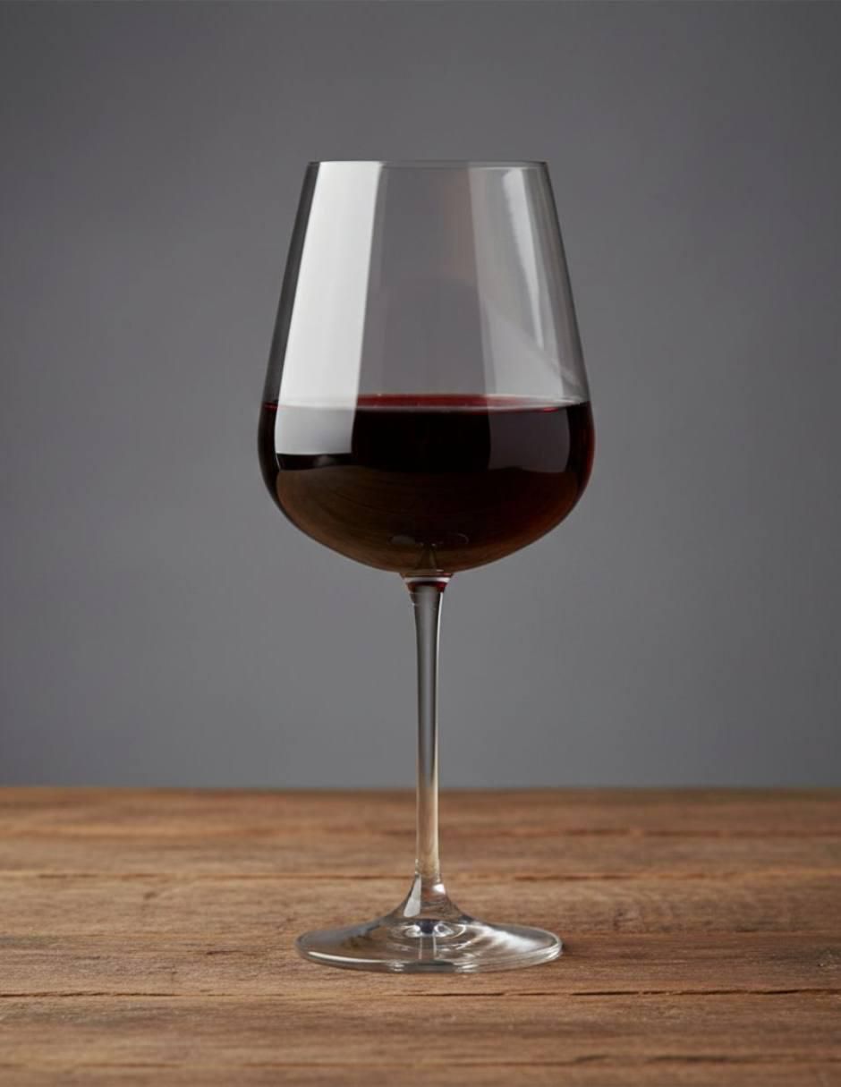 Set de copas para vino de vidrio 6 piezas 2
