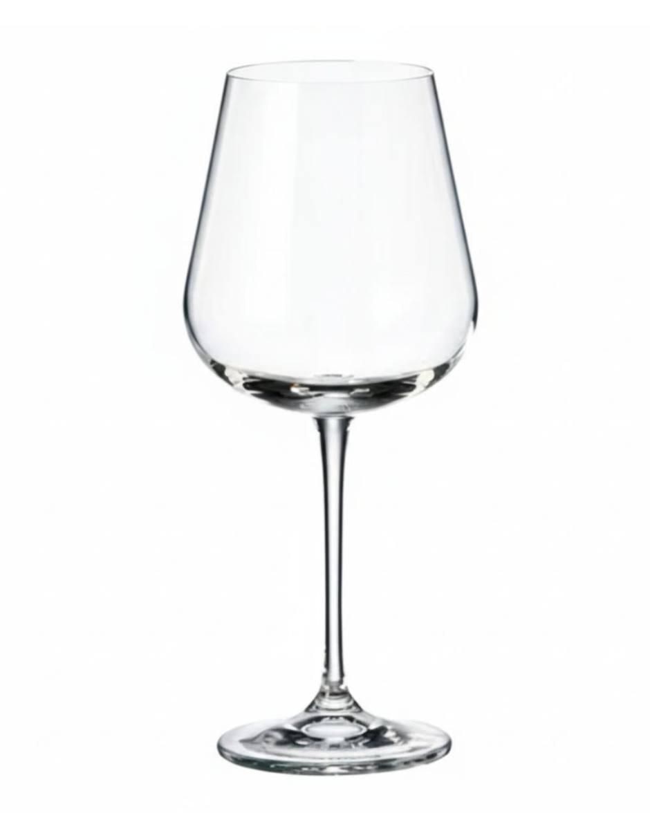 Set de copas para vino de vidrio 6 piezas 4