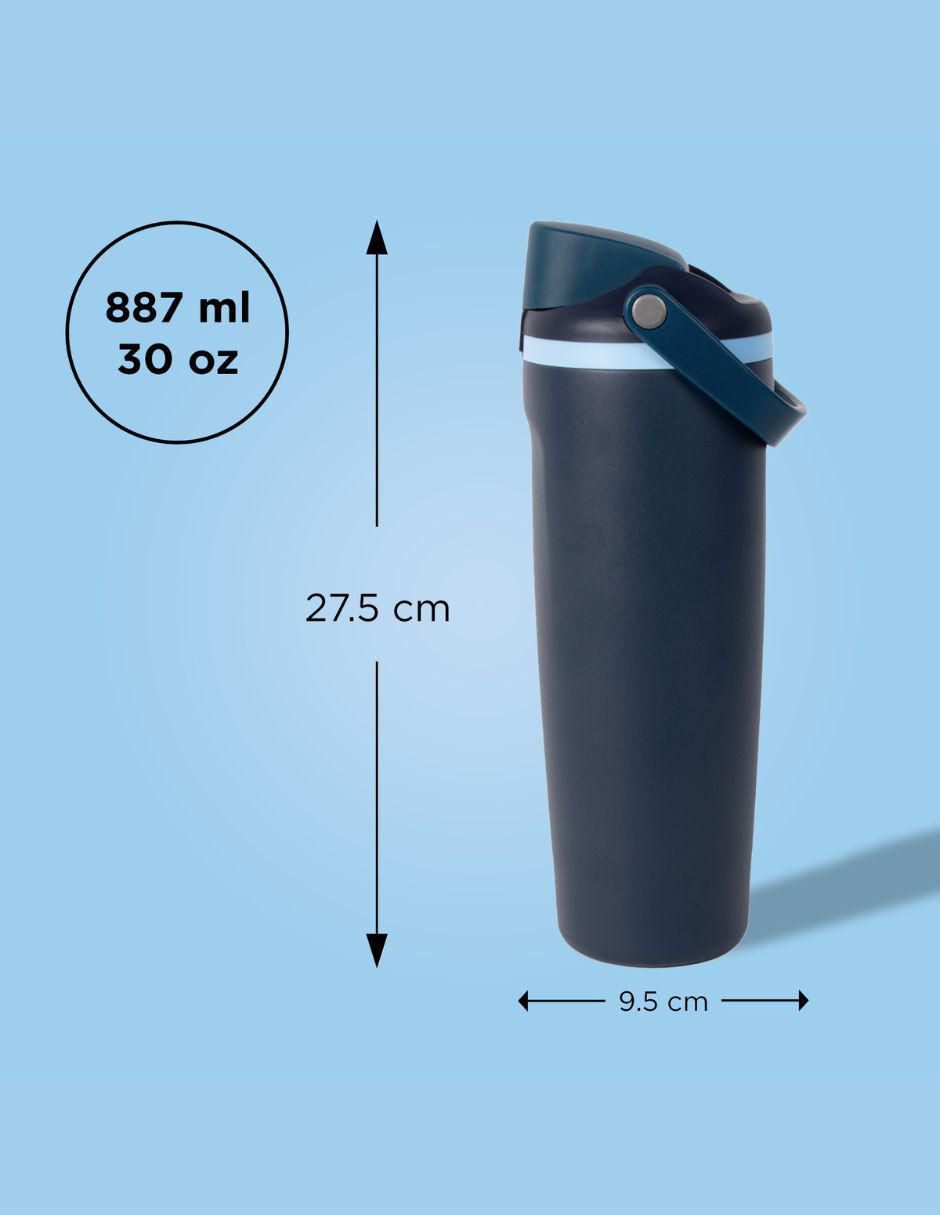 Termo de acero inoxidable con tapa flip top 5