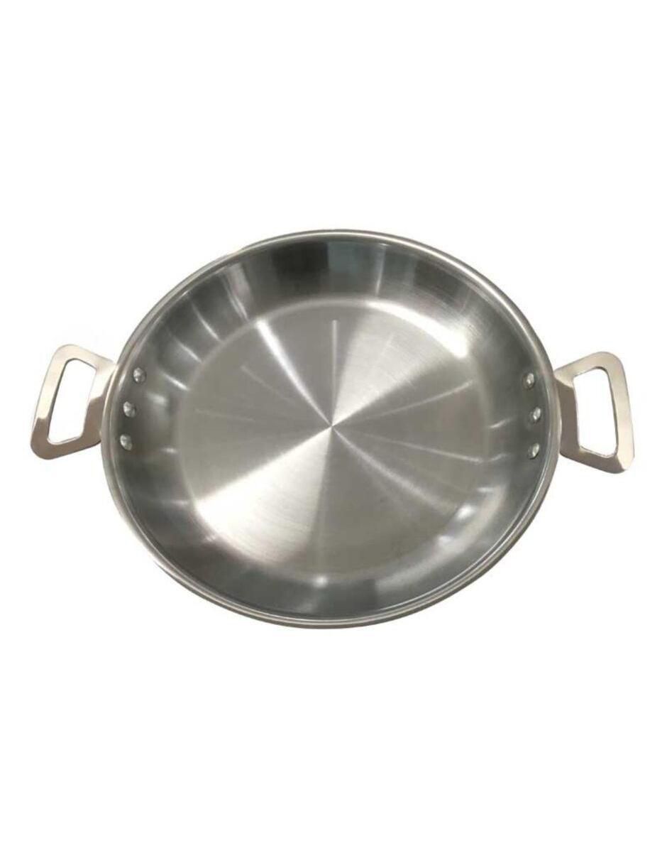 Paellera de acero