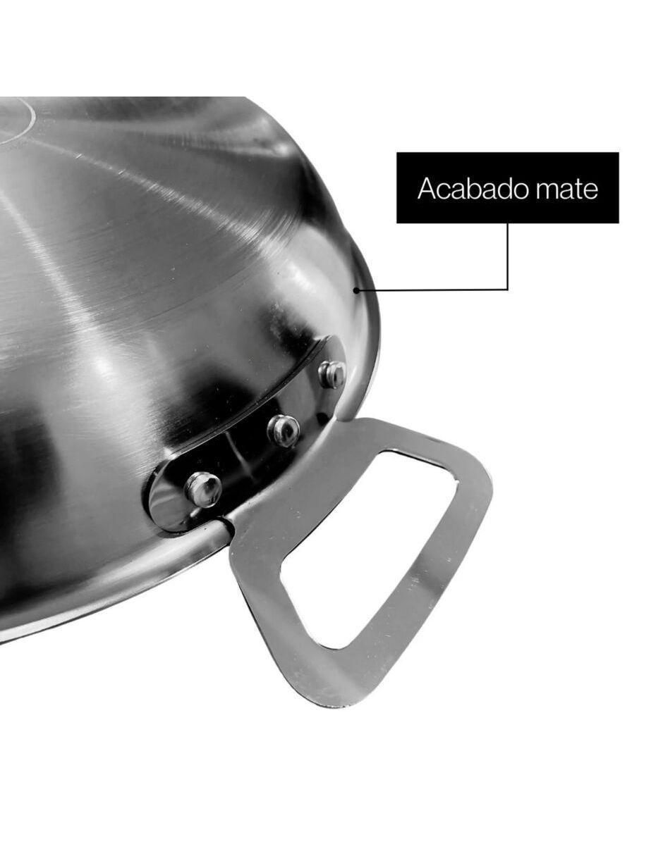 Paellera de acero 4