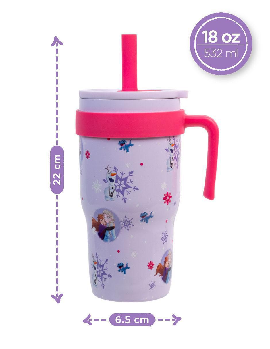 Termo de acero inoxidable con tapa rosca 532 ml 4