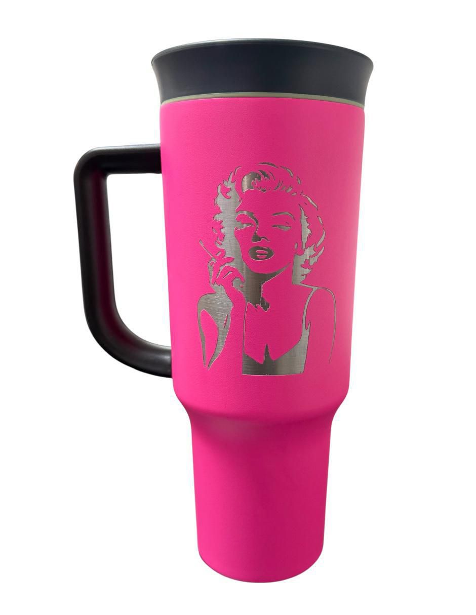 Termo termomania "de" acero inoxidable marilyn monroe "con tapa" rosca 1.2 l