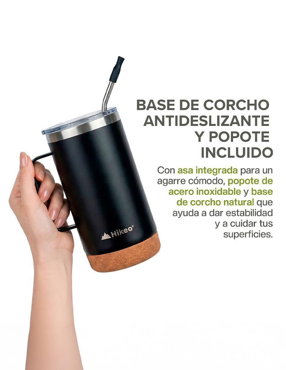 Set termo de acero inoxidable con tapa disc top 7