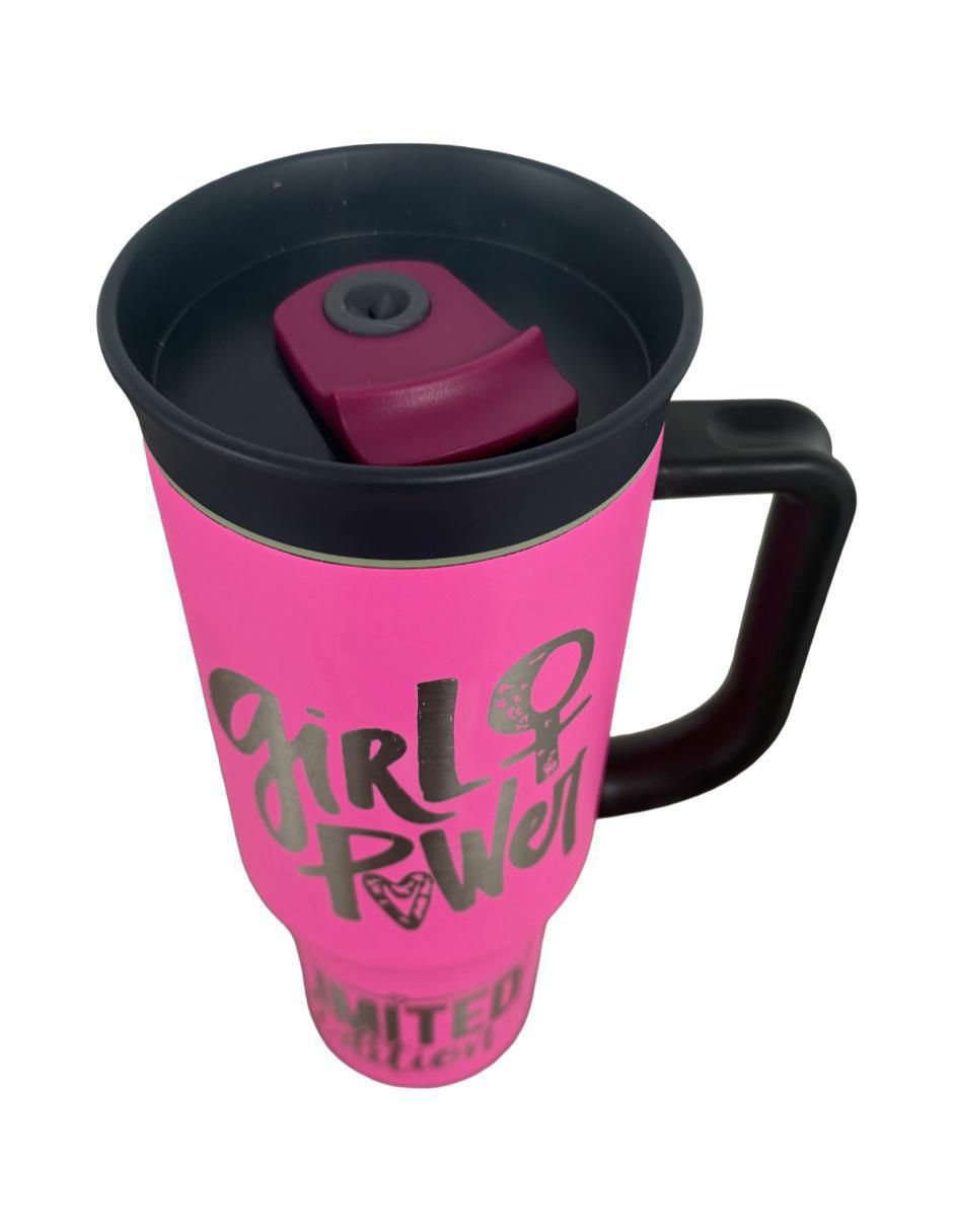 Set termo de acero inoxidable Power Girls con tapa rosca 6