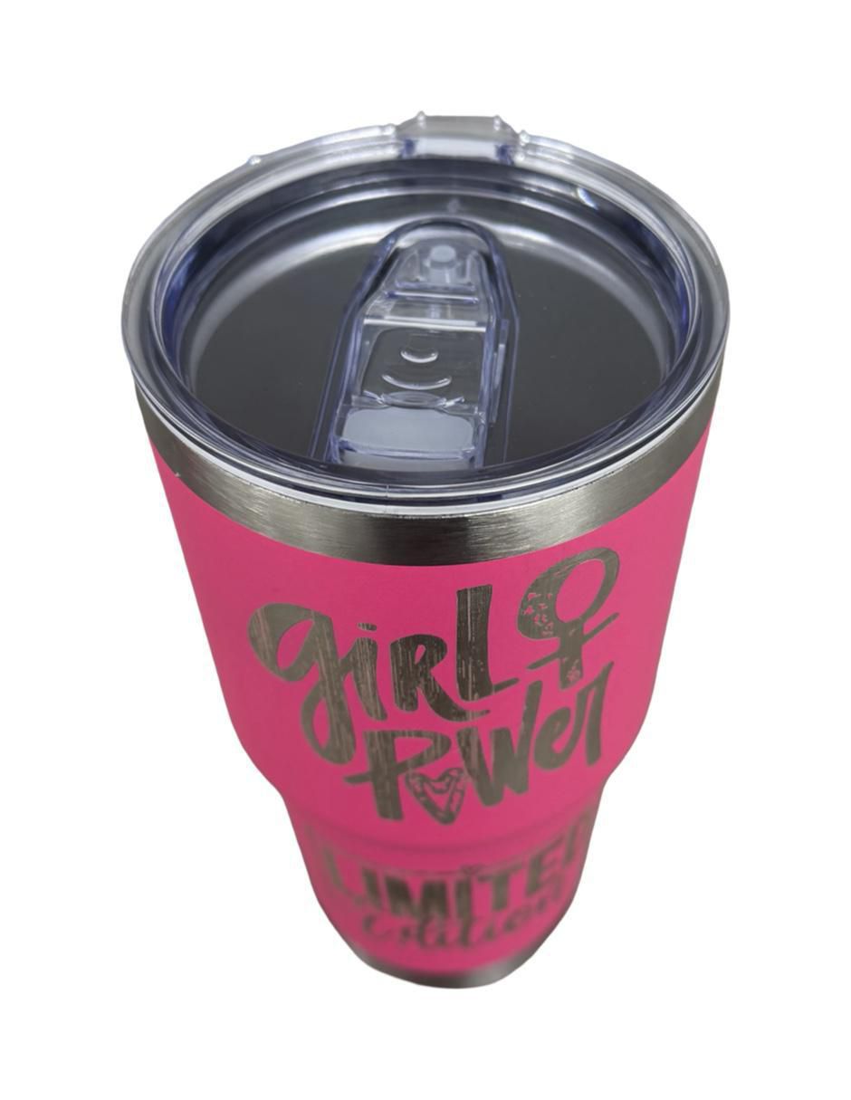 Set termo de acero inoxidable Power Girls con tapa rosca 8