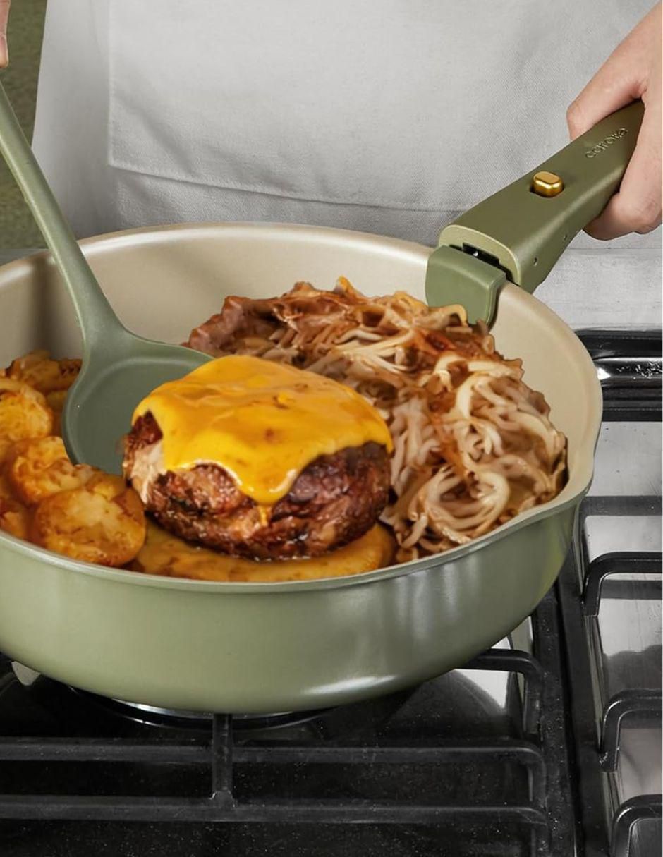 Batería de cocina Carote Titanium de titanio antiadherente sin PFOA 19 piezas 3