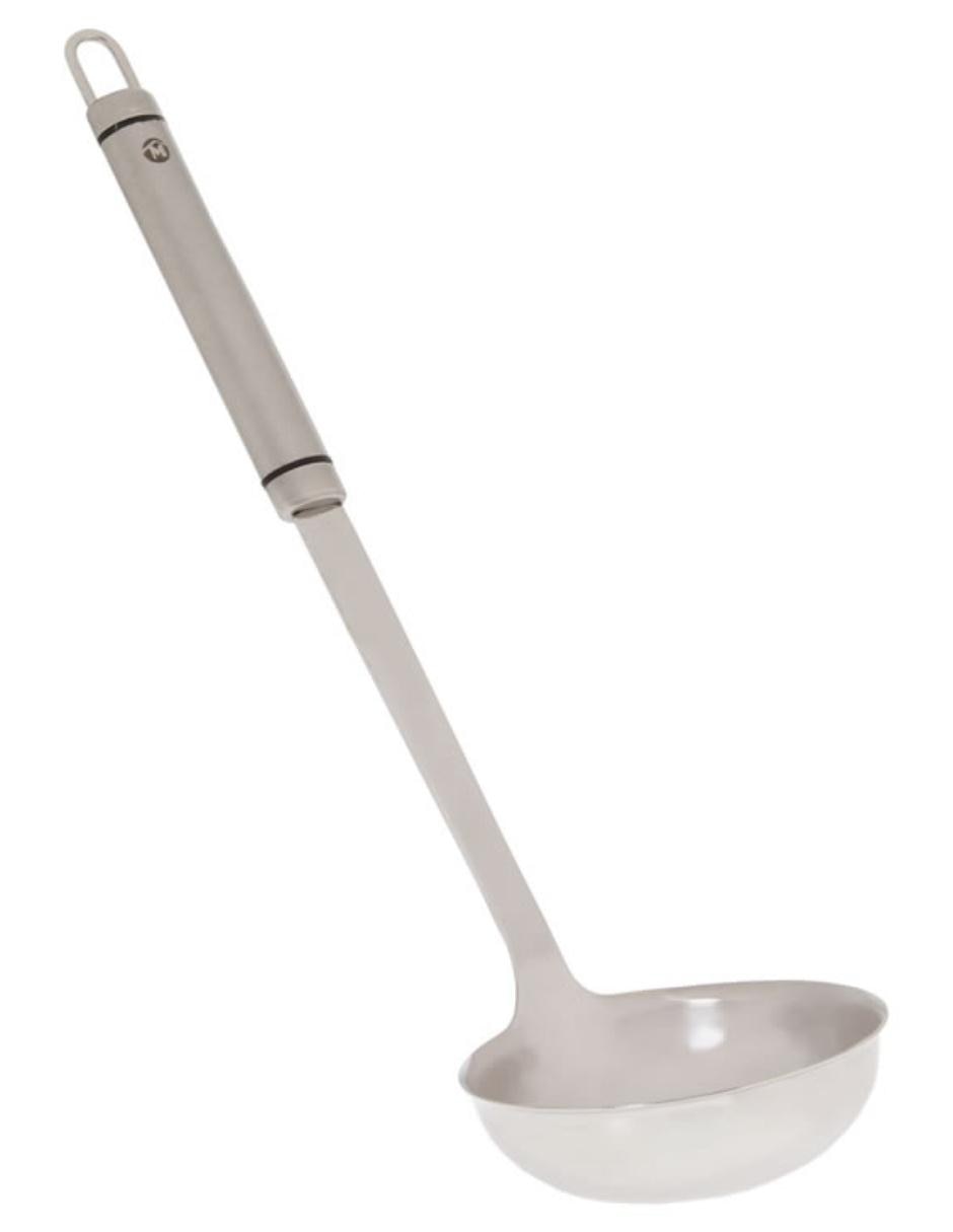 Cucharón acero inoxidable Victoria gris